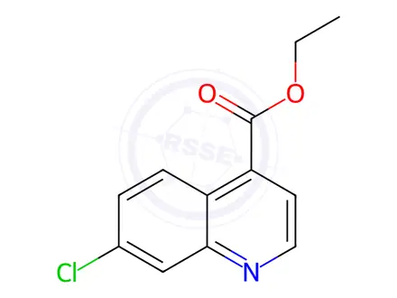 Chemical structure of Ethyl 7-chloroquinoline-4-carboxylate