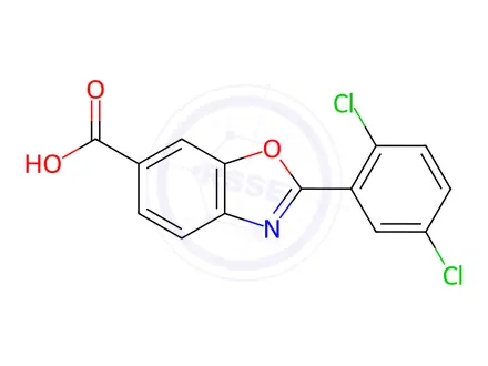 Chemical structure of Tafamidis Impurity 33