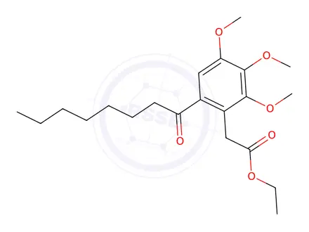 Chemical structure of meso-Hexestrol-D6