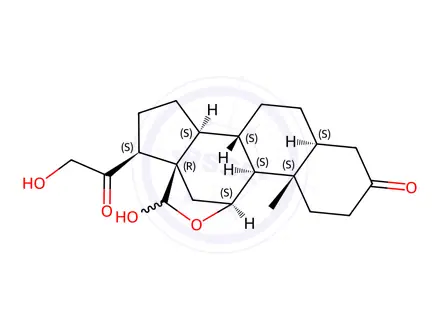 Chemical structure of Aldosterone Impurity 21