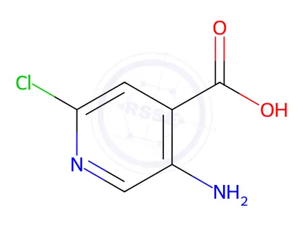 Chemical structure of 3-Amino-6-chloroisonicotinic Acid