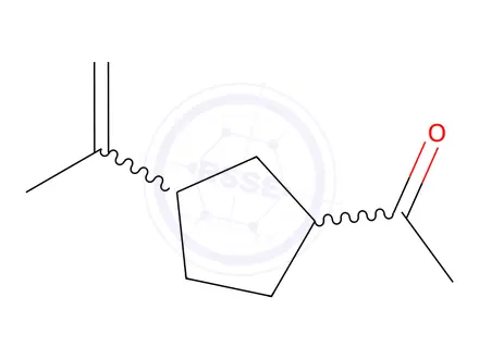 Chemical structure of 1-(3-Prop-1-en-2-ylcyclopentyl)ethanone