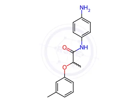 Chemical structure of N-(4-Aminophenyl)-2-(3-methylphenoxy)propanamide