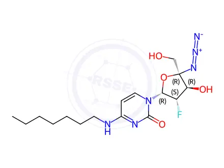 Chemical structure of Azvudine Impurity 35