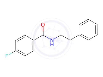 Chemical structure of N-(4-FLUOROBENZOYL)-PHENYL-ETHYLAMINE