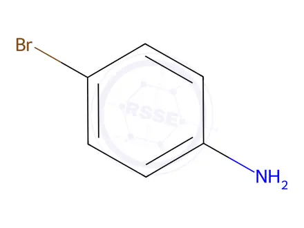 Chemical structure of 4-Bromoaniline