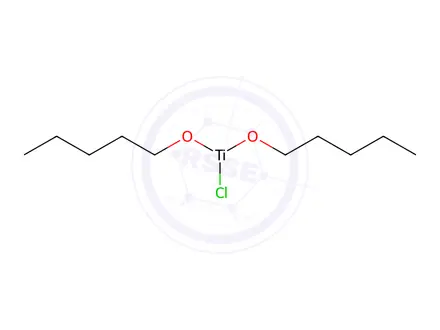 Chemical structure of Bis(pentyloxy)titanium(III) chloride