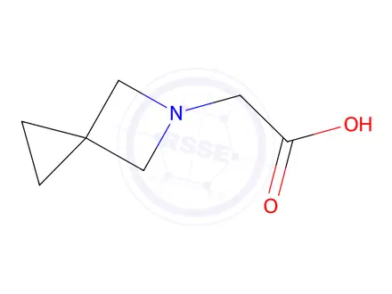 Chemical structure of 2-(5-Azaspiro[2.3]Hexan-5-yl)acetic acid