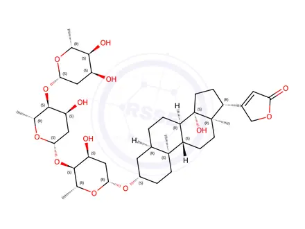 Chemical structure of Digitalis