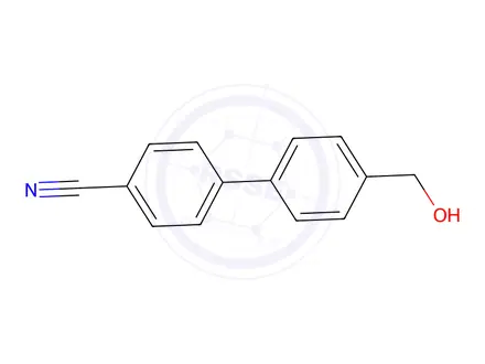 Chemical structure of 4-(4-Cyanophenyl)benzyl alcohol