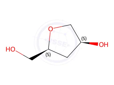 Chemical structure of (2S, 4S)-4-HYDROXYTETRAHYDROFURAN-2-METHANOL
