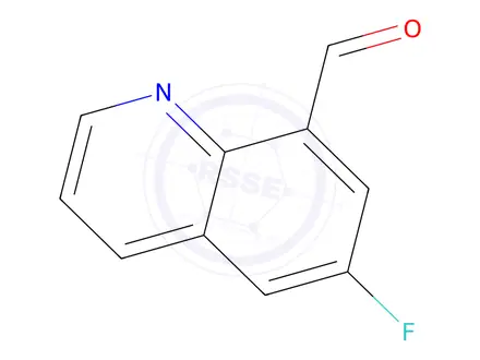 Chemical structure of 6-Fluoroquinoline-8-carbaldehyde