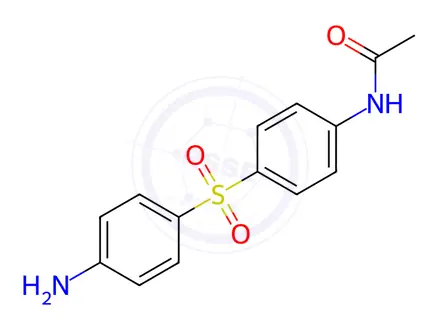Chemical structure of N-Acetyl dapsone