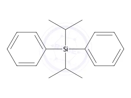 Chemical structure of Diisopropyldiphenylsilane