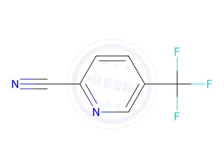 Chemical structure of 5-(Trifluoromethyl)picolinonitrile