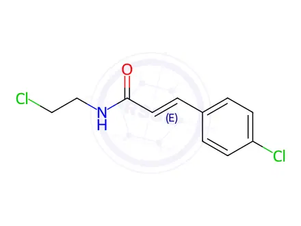 Chemical structure of N-(2-Chloroethyl)-3-(4-chlorophenyl)propenamide