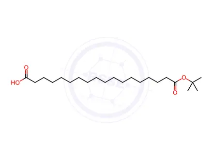 Chemical structure of Octadecanedioic acid mono-tert-butyl ester