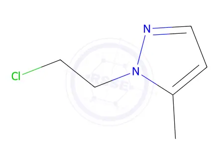 Chemical structure of 1-(2-chloroethyl)-5-methyl-1H-pyrazole