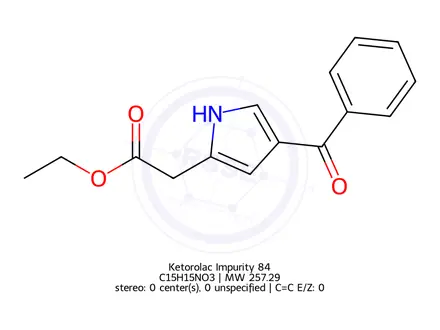 Chemical structure of Ketorolac Impurity 84