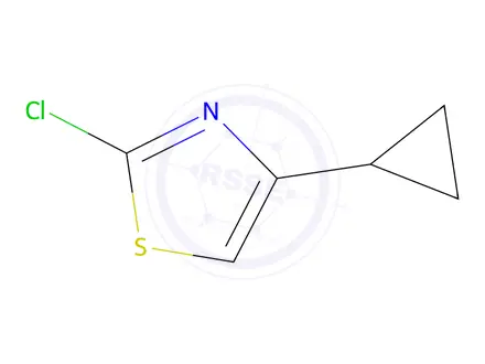 Chemical structure of 2-Chloro-4-cyclopropylthiazole