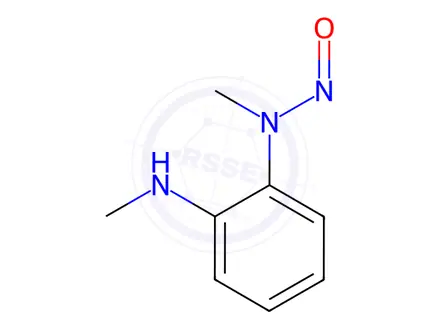 Chemical structure of Hydrochlorothiazide Nitroso Impurity 14