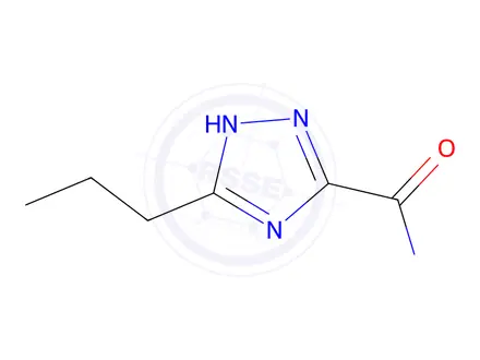 Chemical structure of 5-propyl-1H-1,2,4-triazole-3-carboxamide
