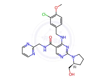 Chemical structure of Avanafil