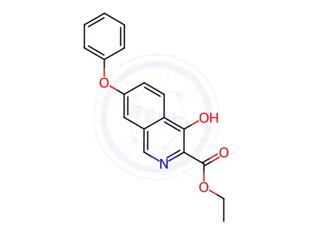Chemical structure of Roxadustat Impurity 277