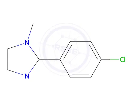 Chemical structure of 1,3-Dimethyl-2-(4-chlorophenyl)imidazolidine