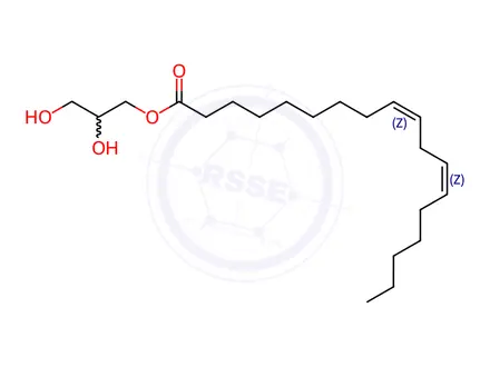 Chemical structure of Monolinolein(cis-9,12)(C18:2)
