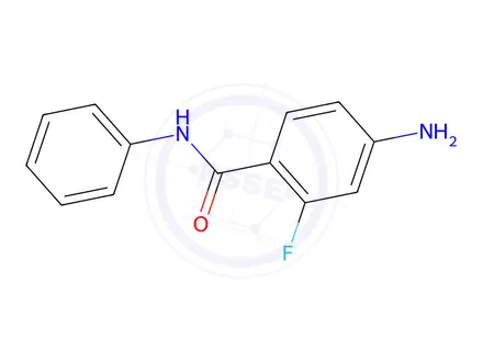 Chemical structure of 4-Amino-2-fluoro-N-phenylbenzamide