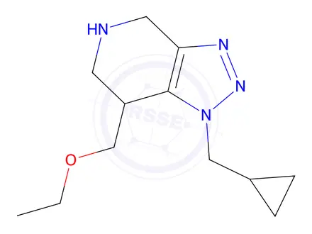 Chemical structure of 1-(Cyclopropylmethyl)-7-(ethoxymethyl)-4,5,6,7-tetrahydro-1H-[1,2,3]triazolo[4,5-c]pyridine