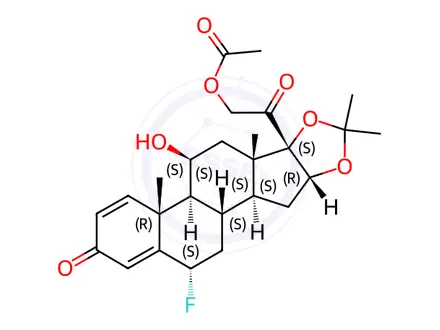 Chemical structure of Flunisolide Acetate