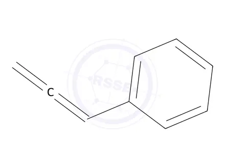 Chemical structure of (1,2-Propadienyl)benzene, 95%