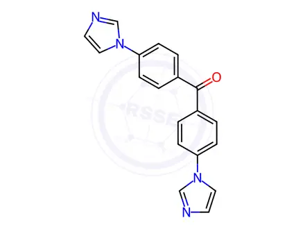 Chemical structure of BIS[4-(1H-IMIDAZOL-1-YL)PHENYL]METHANONE