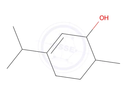 Chemical structure of (1R-cis)-3-(isopropyl)-6-methylcyclohex-2-en-1-ol