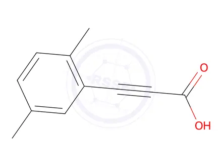 Chemical structure of 3-(2,5-Dimethylphenyl)propiolic acid
