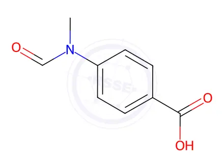 Chemical structure of 4-(N-Methylformamido)benzoic Acid