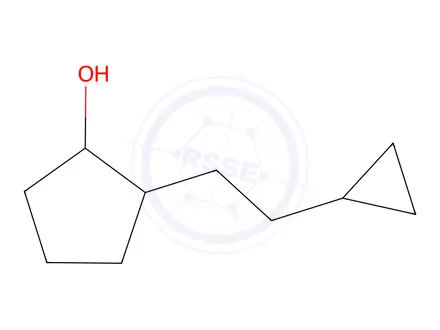 Chemical structure of 2-(2-Cyclopropylethyl)cyclopentan-1-ol