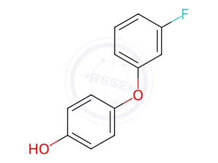 Chemical structure of 4-(3-Fluorophenoxy)phenol