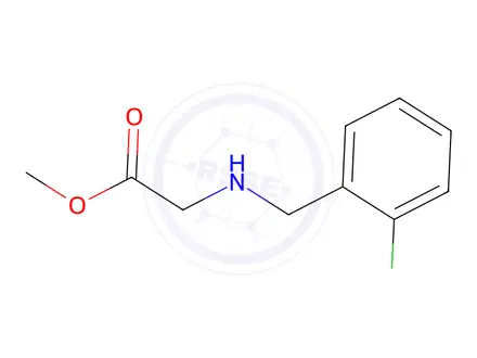 Chemical structure of Methyl 2-{[(2-chlorophenyl)methyl]amino}acetate