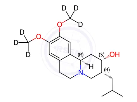 Chemical structure of Beta-Dihydrotetrabenazine-D6