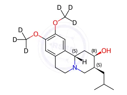 Chemical structure of Tetrabenazine Impurity 3-d6