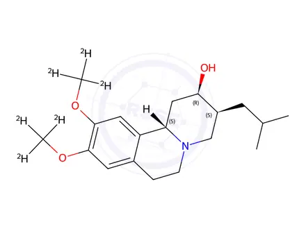 Chemical structure of cis (2,3)-Dihydro Tetrabenazine-d6