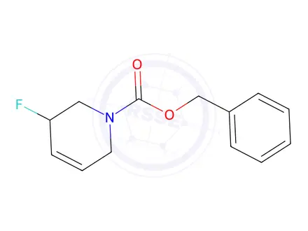 Chemical structure of 1-Cbz-3-fluoro-3,6-dihydro-2H-pyridine