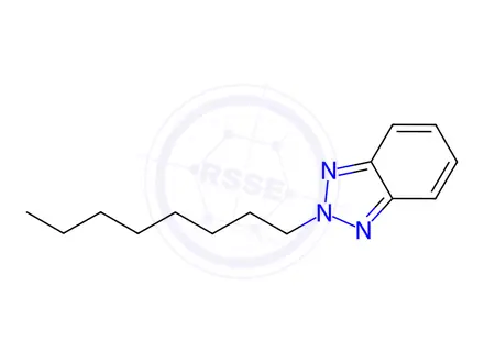 Chemical structure of 2-N-Octylbenzotriazole