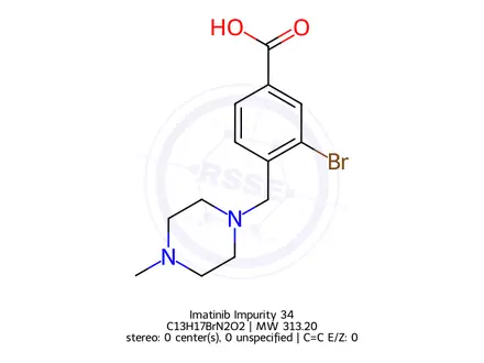 Chemical structure of Imatinib Impurity 34