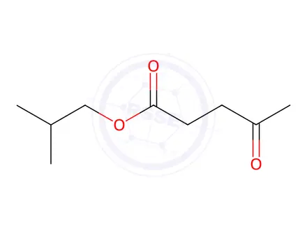 Chemical structure of isobutyl 4-oxovalerate