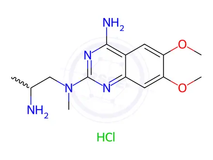 Chemical structure of Alfuzosin Hydrochloride Impurity 4 Hydrochloride (Alfuzosin Hydrochloride EP Impurity D Hydrochloride)