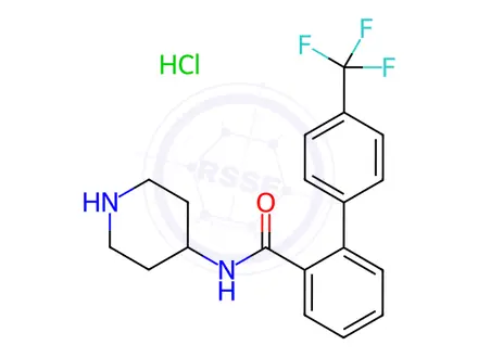 Chemical structure of Lomitapide M1(Hydrochloride)